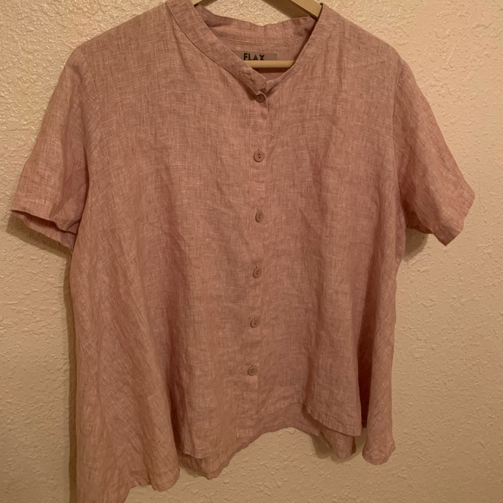 Flax Button Down Top - image 1